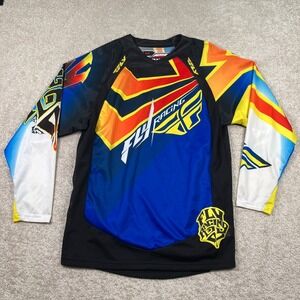Fly Racing Mens M Evolution Vertigo Motocross Jersey Multicolor Long Sleeve Mesh